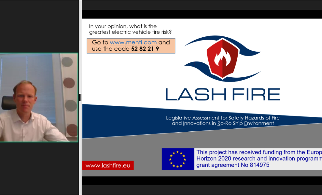 LASH FIRE Webinar I Presentations and recording are now available