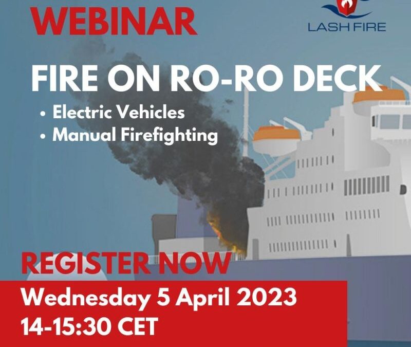 Webinar “Fire on a ro-ro deck” | Registration open!