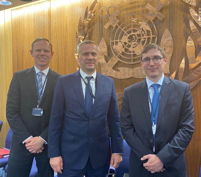 Presentation at the IMO headquarter in London